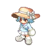 White Beach Straw Hat